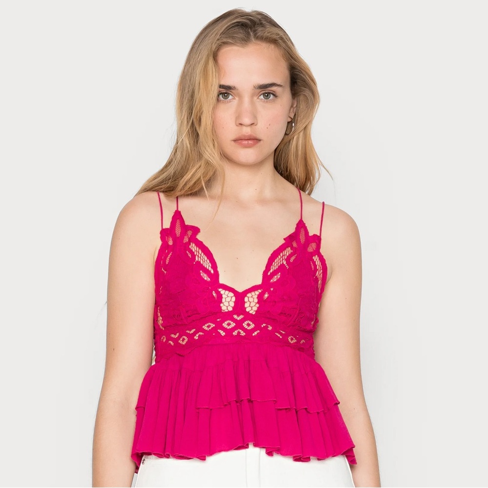 FREE PEOPLE ADELLA LACE TANK